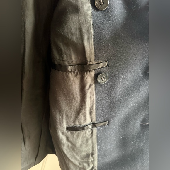 Buck Mason Dark Navy Melton Admiral Peacoat - Picture 3 of 3